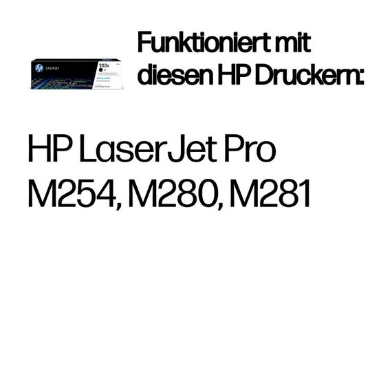 HP 203X Schwarz Original LaserJet-Tonerkartusche mit hoher Reichweite, 2 image