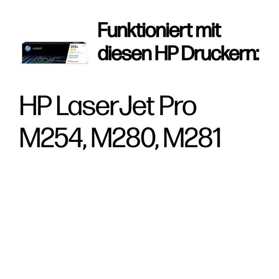 HP 203A Gelb Original LaserJet-Tonerkartusche, 2 image