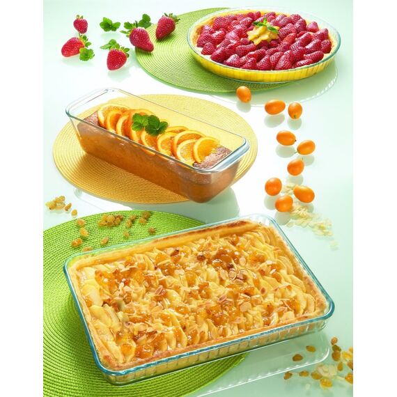 Pyrex 7070.55131 Backform Rechteckig Glas Auflaufform, 2 image