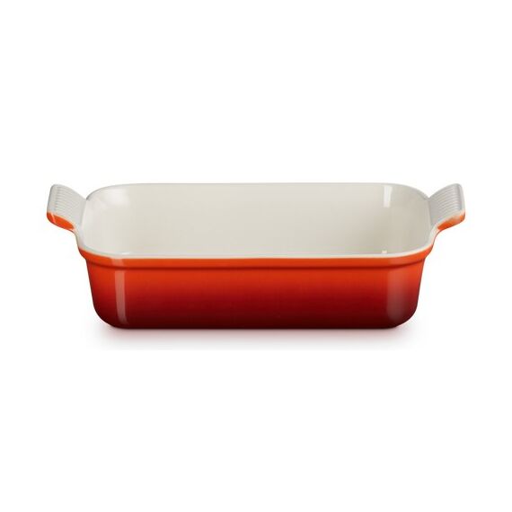 Le Creuset 71102260600001 Backform 2,4 l Rechteckig Steingut Gratinform, Farbe: Rot