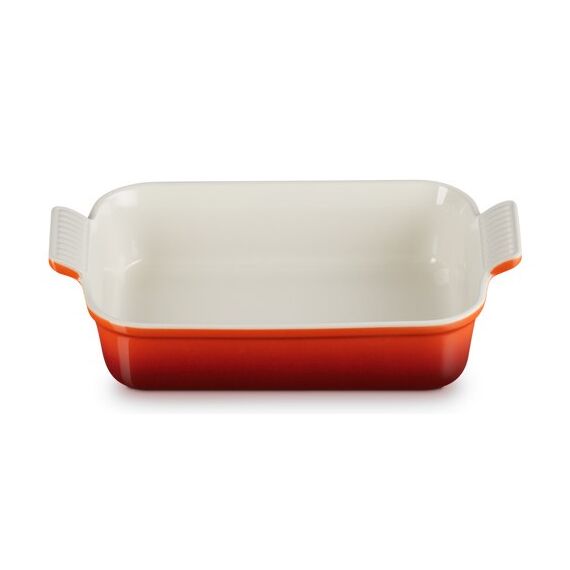 Le Creuset 71102260600001 Backform 2,4 l Rechteckig Steingut Gratinform, Farbe: Rot, 2 image