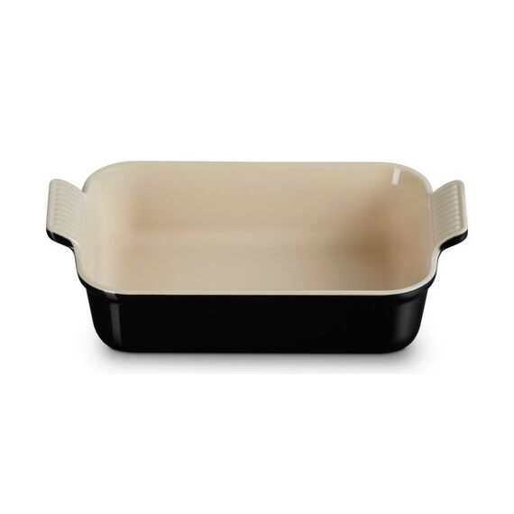 Le Creuset 71102261400001 Backform 2,4 l Rechteckig Steingut Gratinform, Farbe: Schwarz, 2 image