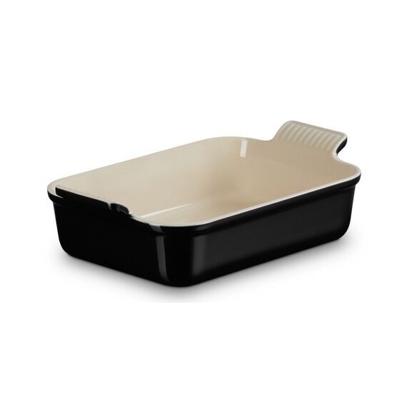 Le Creuset 71102261400001 Backform 2,4 l Rechteckig Steingut Gratinform, Farbe: Schwarz, 5 image