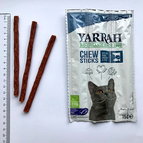 Yarrah 7172 Katzen-Trockenfutter 15 g Adult Rind, Fisch
