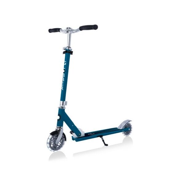 Globber Flow Element Lights Kinder Klassischer Roller Blau, Farbe Petrol, Farbe: Blau, Farbe Petrol