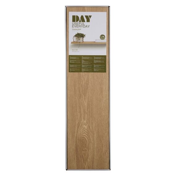 Schou 72507 Regal Schweberegal Wandverteiler MDF-Platten Braun