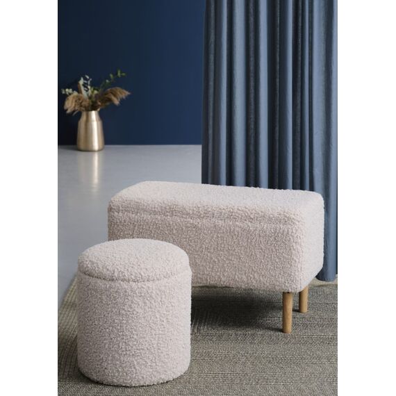 Schou 72502 Hocker & Sitzkissen Hocker/Ottomane Rund, 3 image