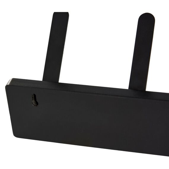 Schou 72657 Wandhalterung Drinnen Kleiderhaken Schwarz, 2 image