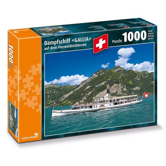 carta.media Dampfschiff „Gallia“ Puzzlespiel 1000 Stück(e) Schiffe