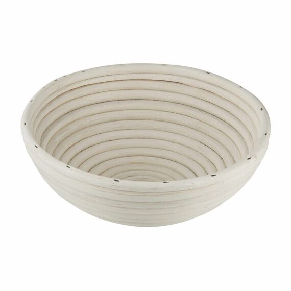Zenker 7316 Brotkorb Rund Rattan Weiß