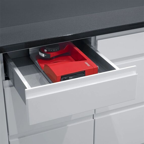Graef MYtiny Schneidemaschine Elektro 170 W Schwarz, Rot Metall, Farbe: Schwarz, Rot, 8 image