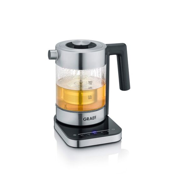 Graef WK350 Wasserkocher 1 l 2000 W Schwarz, Edelstahl, Transparent, 5 image