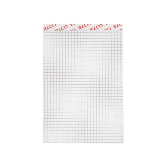 Elco Office Block A6 hochweiss kariert, 4mm