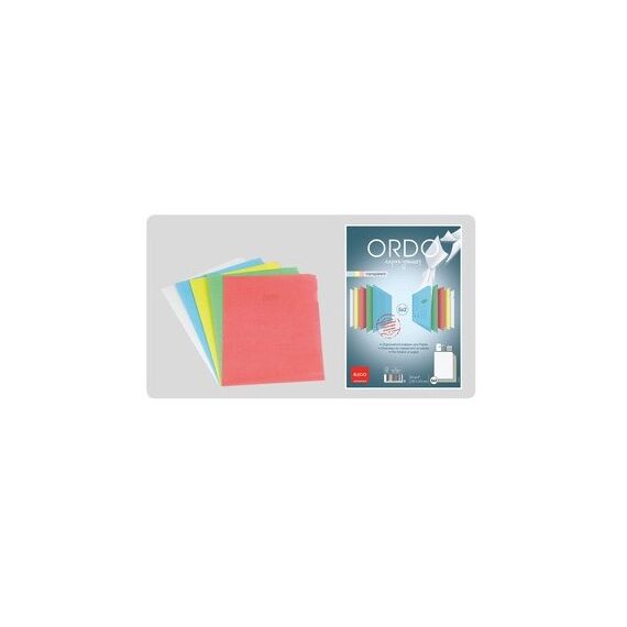 Elco 73696.00 Sammelmappe Blau, Grün, Rot, Transparent, Gelb