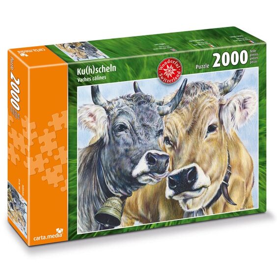 carta.media 7402 7 Puzzle Puzzlespiel 2000 Stück(e) Tiere