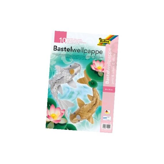 Folia 740460/65 Kunstdruckpapier Kunstpapier 10 Blätter