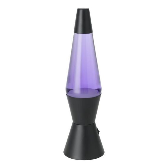 EGLO Lava Tischleuchte Nicht austauschbare(s) Leuchtmittel 2,2 W LED Transparent, Weiß, Schwarz, Violett, Farbe: Transparent, Weiß, Schwarz, Violett