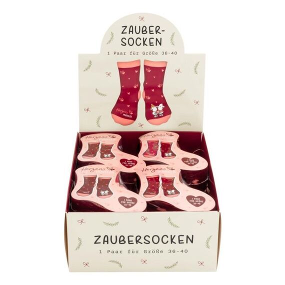 Sheepworld Zaubersocken Frauen HERZEN