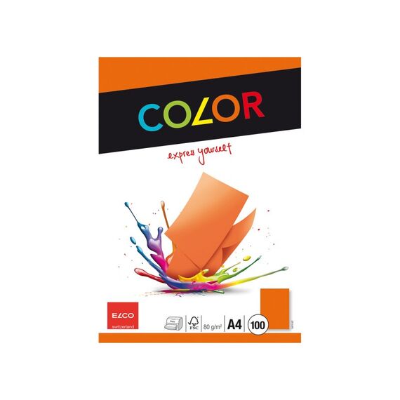 Elco 74616.82 Druckerpapier A4 (210x297 mm) 100 Blätter Orange