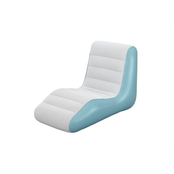 Bestway 75127 Aufblasbarer Sessel Einzelstuhl Blau, Weiß, 2 image