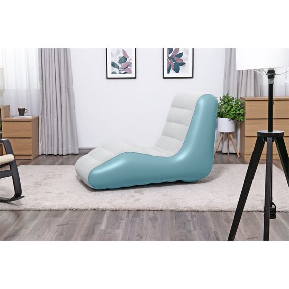 Bestway 75127 Aufblasbarer Sessel Einzelstuhl Blau, Weiß, 6 image