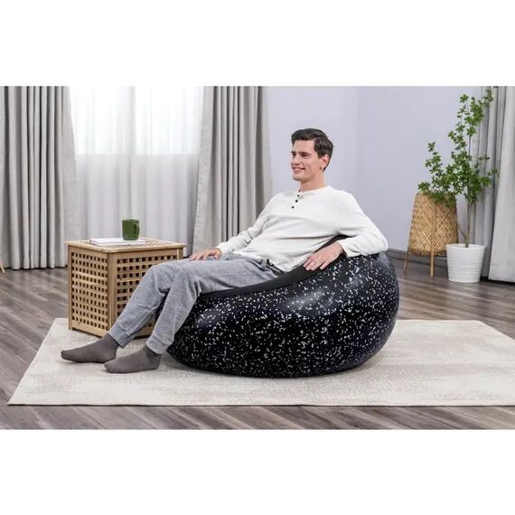 Bestway 75153 Aufblasbarer Lounge-Stuhl Schwarz, Farbe: Schwarz, 3 image