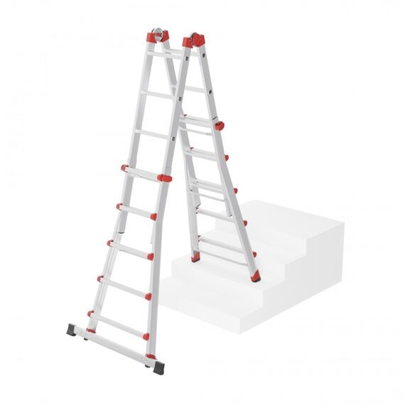 Hailo M80 Erweiterungsleiter Silber