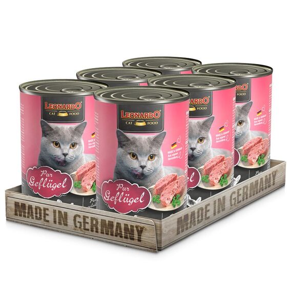 Leonardo Cat Food LEONARDO Geflügel pur
