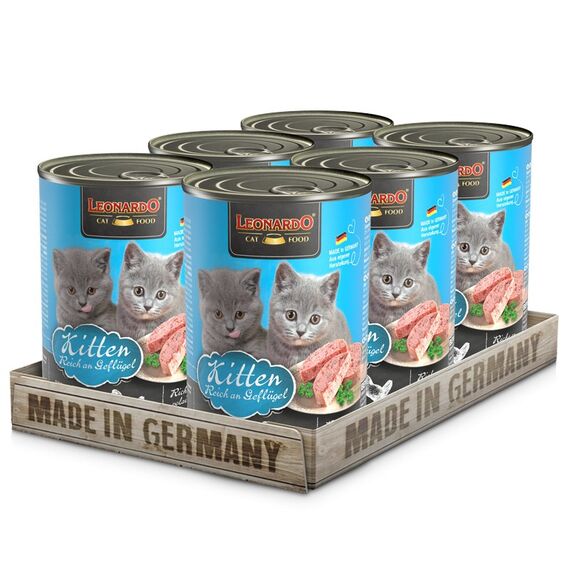 Leonardo Cat Food LEONARDO Kitten Reich an Geflügel