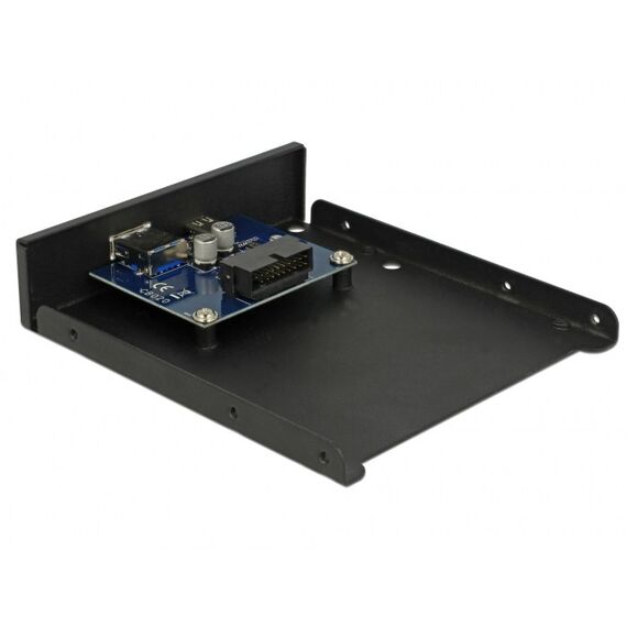 DeLOCK 63962 Hard Drive Backplane 8,89 cm (3.5") I/O ports panel Schwarz