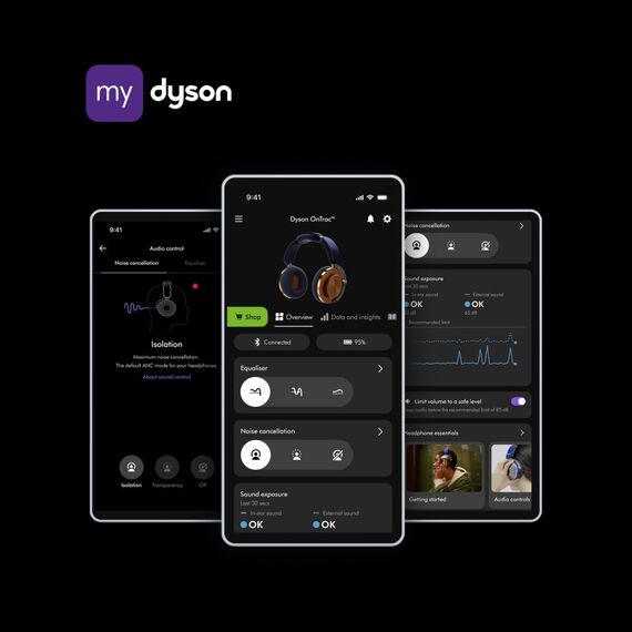 Dyson OnTrac Kopfhörer Kabellos Kopfband Anrufe/Musik USB Typ-C Bluetooth Aluminium, Farbe: Aluminium, 3 image