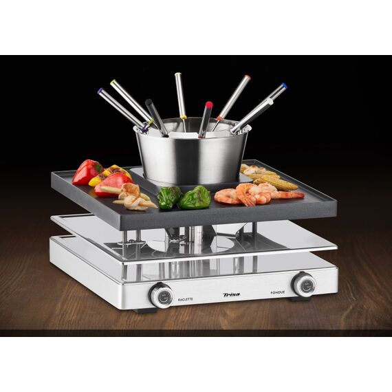 Trisa Electronics 7626.7545 Raclette Grill 8 Person(en) 1750 W Schwarz, Silber, 2 image