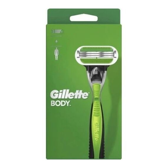 Gillette BODY Rasierapparat Schwarz, Grün