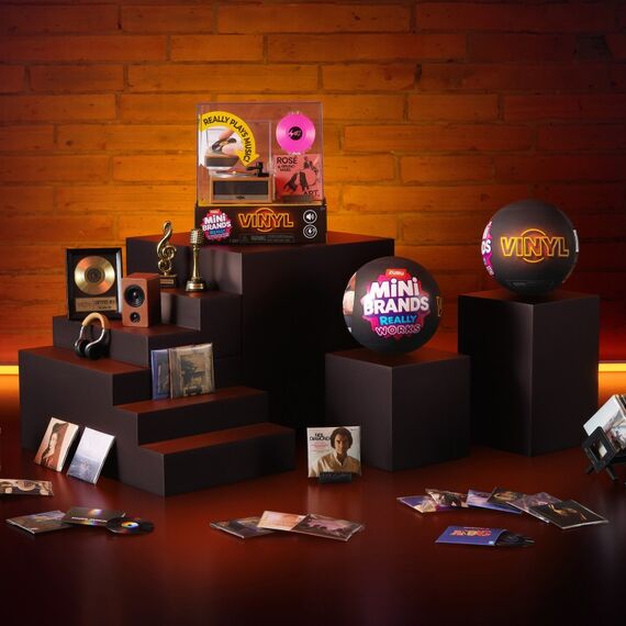 Mini Brands Mini Vinyls Playset Series 1, 6 image