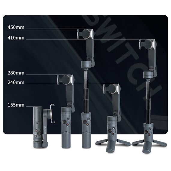Sirui Switch X Selfie-Stick Smartphone Hellgrau, Farbe: Hellgrau, 4 image
