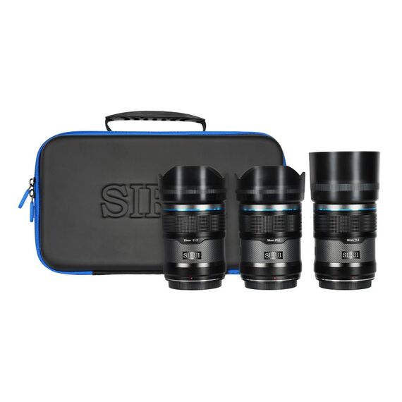 Sirui Sniper Series F1.2 APS-C Autofokus-Objektivset, Farbe: Schwarz
