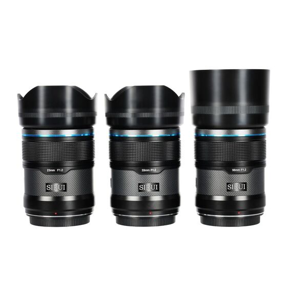 Sirui Sniper Series F1.2 APS-C Autofokus-Objektivset, Farbe: Schwarz, 2 image