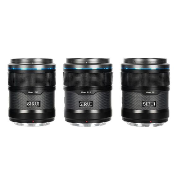 Sirui Sniper Series F1.2 APS-C Autofokus-Objektivset, Farbe: Schwarz, 3 image
