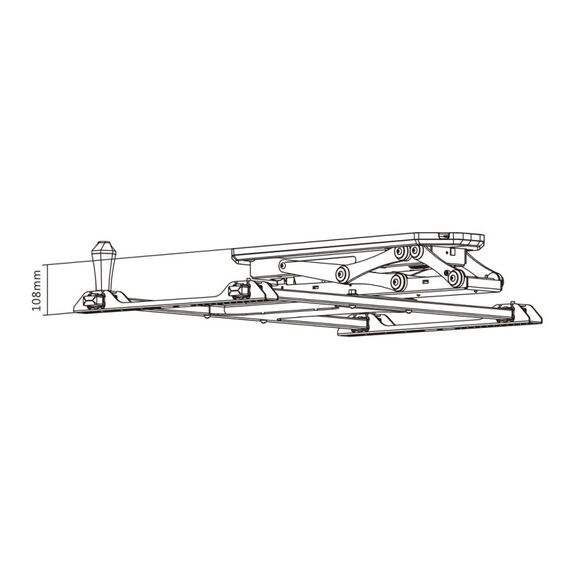 Multibrackets 7888 TV-Halterung 177,8 cm (70") Schwarz, 6 image