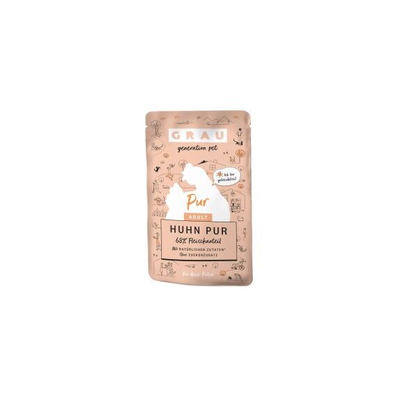 Grau 7908 Katzen-Dosenfutter 125 g