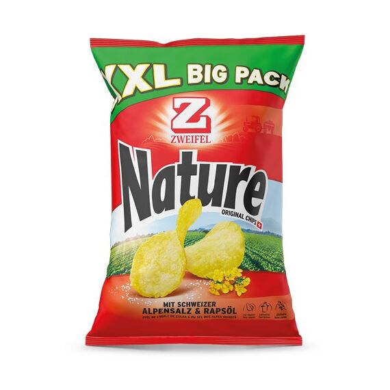 Zweifel Nature 380 g Kartoffelchips Salz