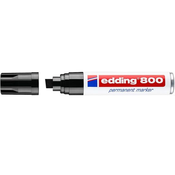Edding 800 Permanent-Marker Meißel Schwarz 1 Stück(e)