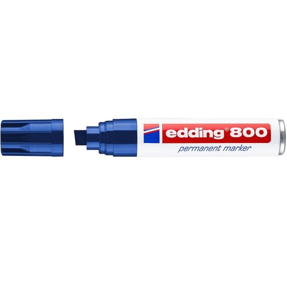 Edding 800 Permanent-Marker Meißel Blau 1 Stück(e)