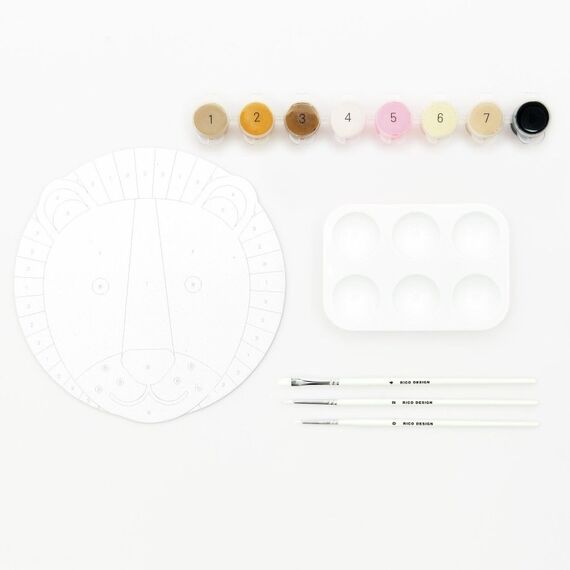 Rico Design 800648 Malvorlage &- buch Malen nach Zahlen Set, 5 image