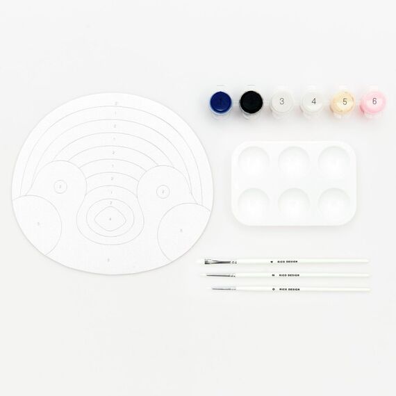 Rico Design 800651 Malvorlage &- buch Malen nach Zahlen Set, 5 image
