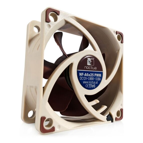 Noctua NF-A6x25 PWM Computergehäuse Ventilator 6 cm Beige, Braun