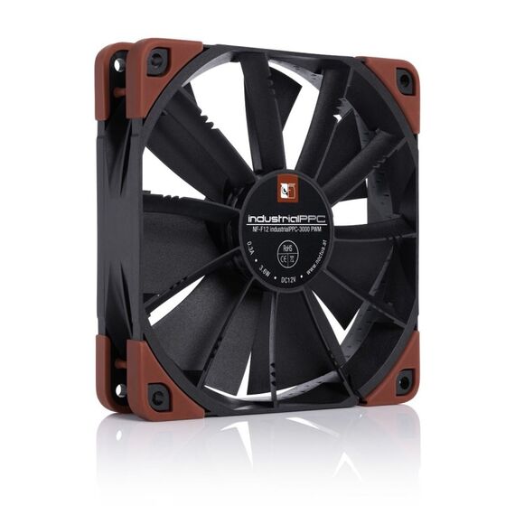 Noctua NF-F12 industrialPPC-3000 PWM Computergehäuse Ventilator 12 cm Schwarz, Braun