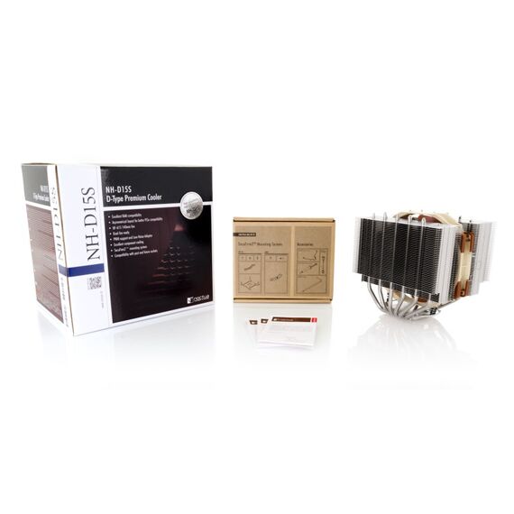 Noctua NH-D15S Computerkühlsystem Prozessor Kühler 14 cm Kupfer, Metallisch, 2 image