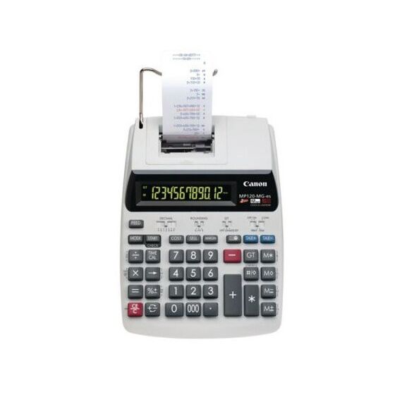 Canon MP120-MG-es II Taschenrechner Desktop Druckrechner Weiß