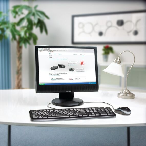 Logitech K120 for Business Tastatur Universal USB AZERTY Französisch Schwarz, 6 image
